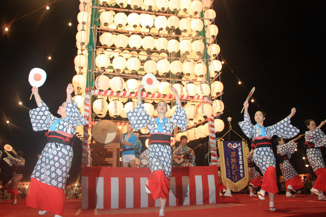 豊後高田　草地踊り踊り子