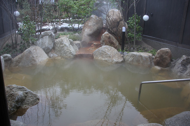 夷谷温泉 露天風呂