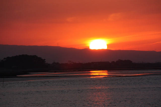 豊後高田 夕陽